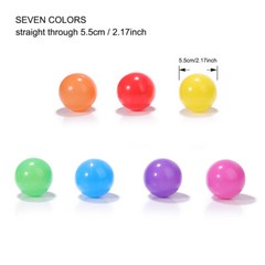 200PCS Ocean Pit Balls Baby Kids Colorful Plastic Balls Swim Bath Play Pool Toys