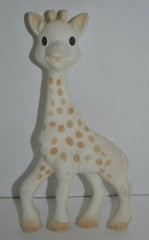 Sophie la girafe baby squeaker toy USED