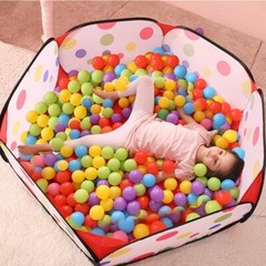 100 PCS Plastic Kids Ocean Pit Ball Eco-friendly Colorful Soft Funny Baby Balls